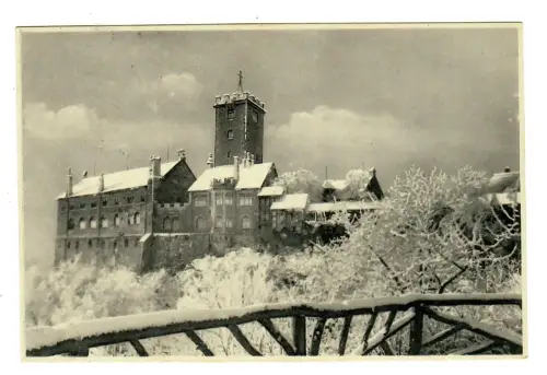 AK Eisenach, Wartburg im Raureif, 11780