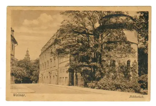 AK Weimar, Bibliothek, 11805