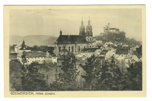 AK Gössweinstein, FränkischeSchweiz, Teilansicht mit Basilika, 11794