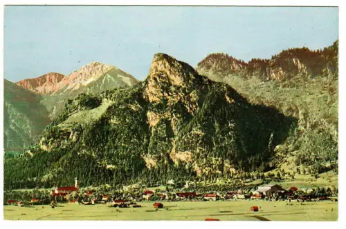 AK Oberammergau, Panorama mit Notspitze und Kofel, 10746
