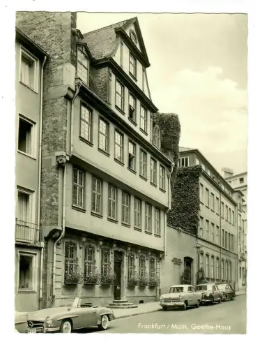 AK Frankfurt/ Main Goethe-Haus,  10234
