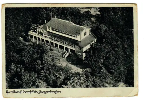 AK Hamburg, Sennhütte Hausbruch, Fliegeraufnahme, 11184