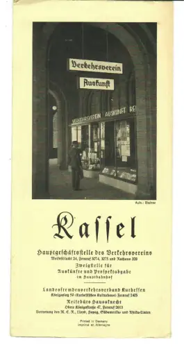 Reiseprospekt KASSEL, 1930er Jahre, 421