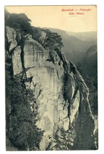 AK Hohnstein, Polenztal Brandloch, sächsische Schweiz,  11445