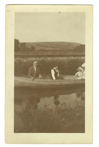 Foto AK Familienausflug mit dem Ruderboot, 12173