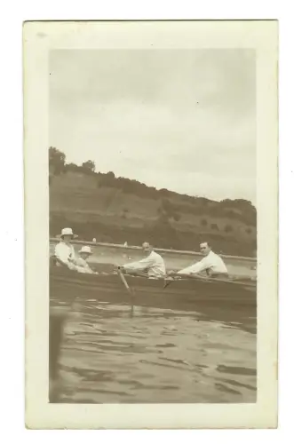 Foto AK Familien im Ruderboot, Ausflug, 12174