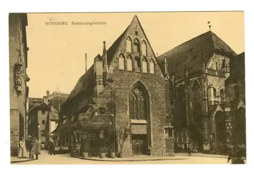 AK Nürnberg, Bratwurstglöcklein, 11829
