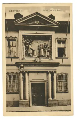 AK Würzburg, Portal Hueberspflege, 11839