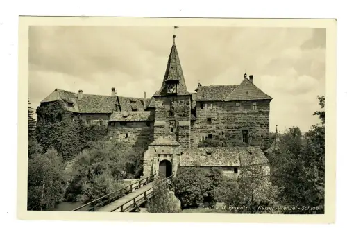 AK Lauf a. d. Pegnitz ,Kaiser Wenzel Schloß, 11840