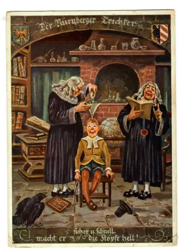 AK Nürnberg, Motiv „Nürnberger Trichter“, 11848