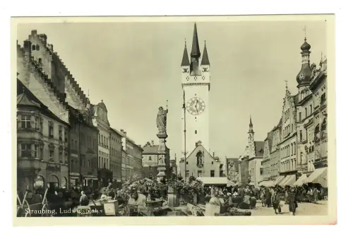 AK Straubing, Ludwigsplatz, 11863