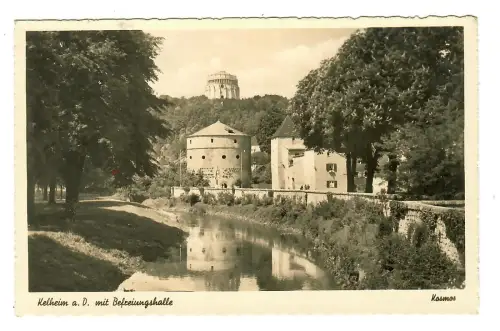 AK Kelheim, Partie mit Befreiungshalle, 11864
