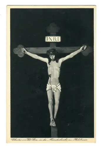 AK Heilsbronn, Münsterkirche, Christus am Kreuz, 11879