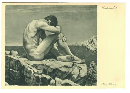 Künstler AK Hans Thoma: Einsamkeit, Wiechmann - 30380