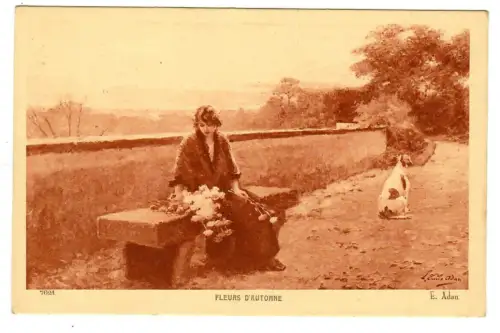 Künstler AK Emile Adan "Fleurs d'automne", Salons de Paris, 30543
