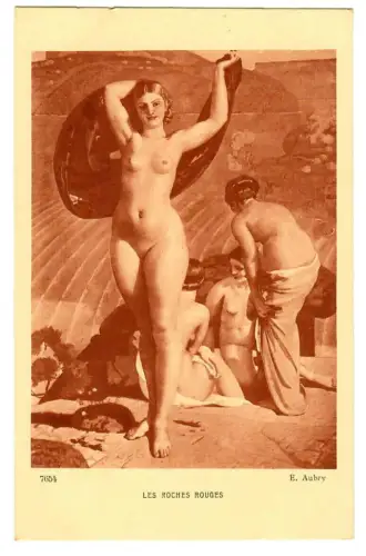 Künstler AK Erotik, Aubry "Les Roches Rouges", Salons de Paris, 30531