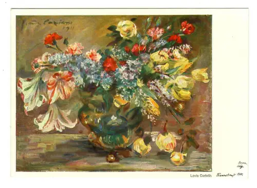 Künstler AK Lovis Corith: Blumenstrauss, Hanfstaengl, 30320