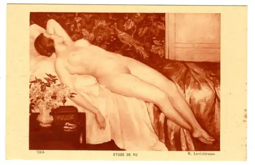 Künstler AK Erotik, Levi-Strauss "Étude de nu" , Salons de Paris, 30537