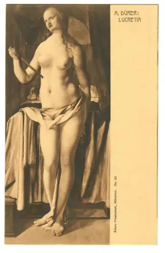 Künstler AK Albrecht Dürer, Lucretia, Percy Hein München, 30429