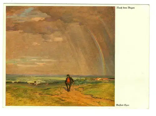 Künstler AK Gustav Eyer: Nach dem Regen, Wiechmann, 30160