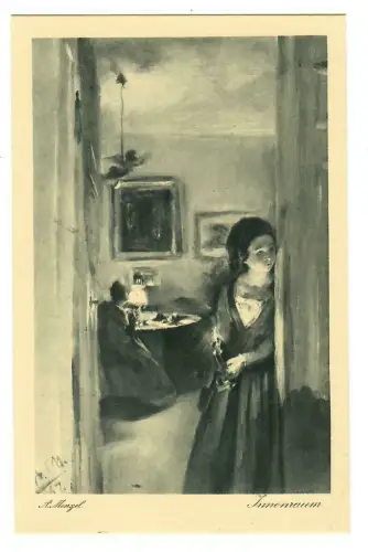 Künstler AK, Adolph Menzel: Innenraum, Wiechmann, 30124