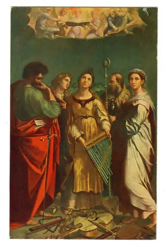 Künstler AK Raffael: Die heilige Cäcilie , Julius Bard, 30338