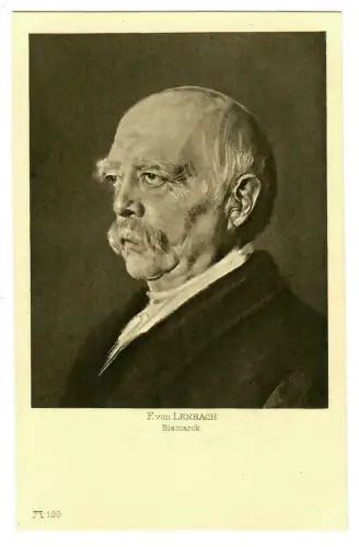 Künstler AK Franz v. Lenbach: Bismark, Ackermann, 30060