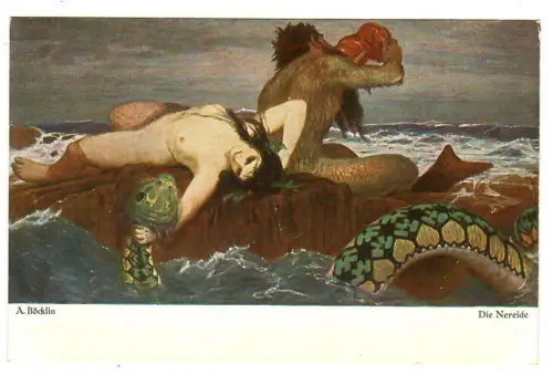 Künstler AK Arnold Böcklin: Die Nereide, Bruckmann - 30405