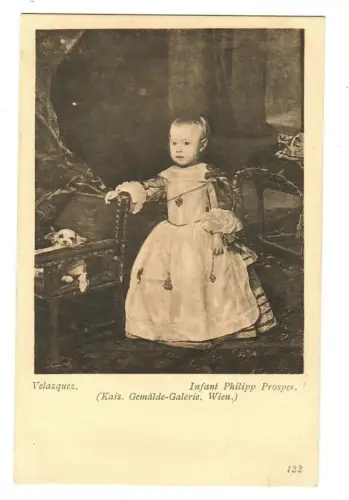 Künstler AK Diego Velazquez, Infant Philipp Prosper, Löwy Wien, 30438