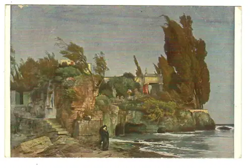Künstler AK Arnold Böcklin, Die Villa am Meer, 30479