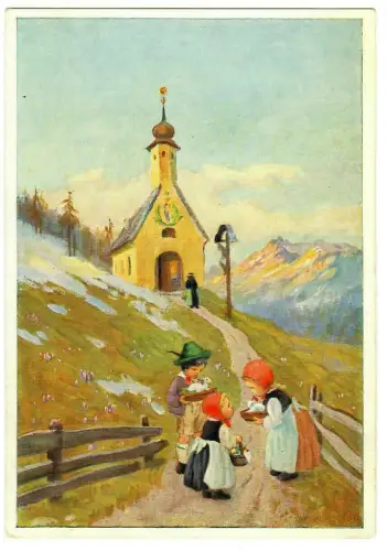 Künstler AK M. Schönermark, Frühling in den Bergen, 30035