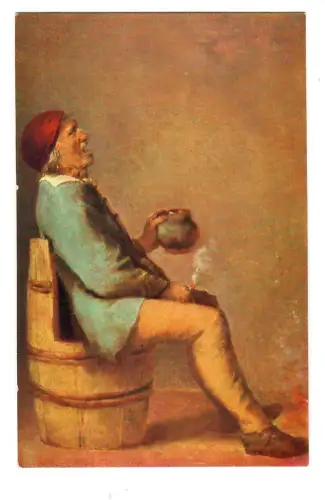 Künstler AK Adriaen Brouwer, Trinkender Bauer, 30502