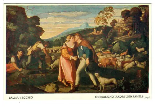 Künstler AK Palma Veccino: Begegnung Jakobs und Rahels, 30631