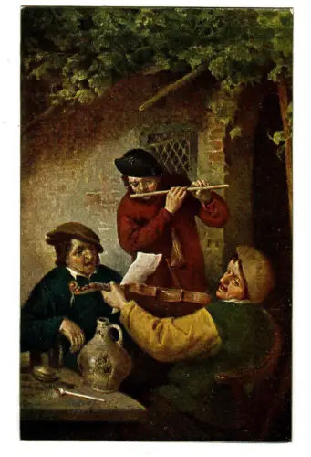 Künstler AK Adrian van Ostade, Das flämische Trio, 30496