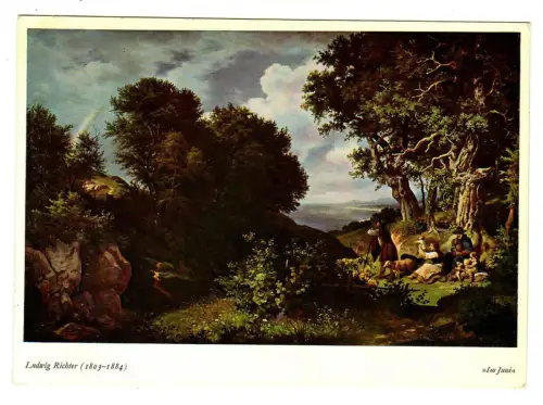Künstler AK Ludwig Richter: Im Juni, Wiechmann - 30392