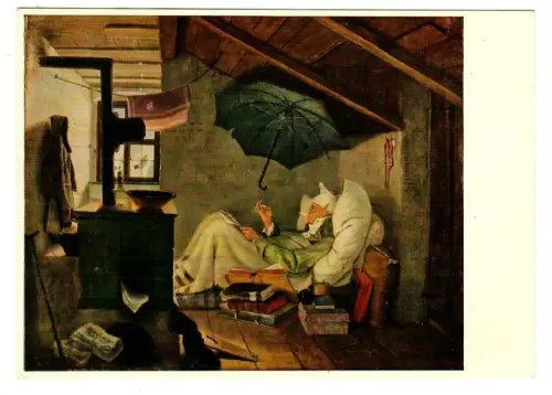 Künstler AK Carl Spitzweg, Der arme Poet, 30486