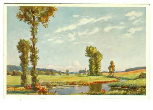 Künstler AK Franz Frankl Sommerfrieden, Primus Postkarte 30019