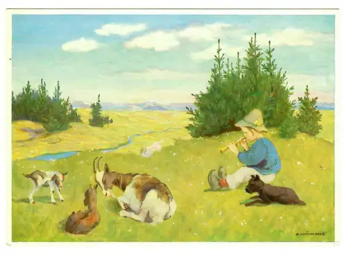 Künstler AK M. Schönermark: Die Schöpfung lacht ...  "Frohe Ostern!",  30034