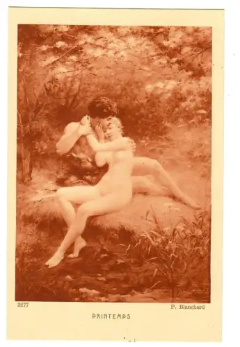 Künstler AK Erotik, Blanchard "Printemps", Salons de Paris, 30513