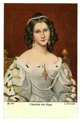 Künstler AK Joseph Stieler: Charlotte von Hagn, Ackermann, 30065