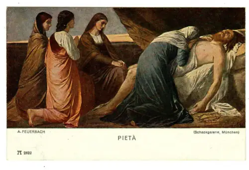 Künstler AK Anselm Feuerbach: Pieta, Ackermann - 30420
