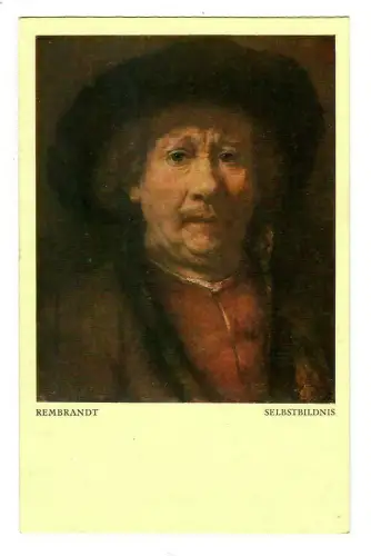 Künstler AK Rembrandt: Selbstbildnis, Verlag Julius Bard Wien, 30190