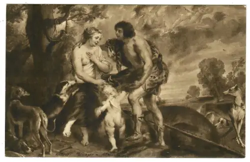 Künstler AK Rubens, Meleager und Atalanta, Percy Hein München, 30421