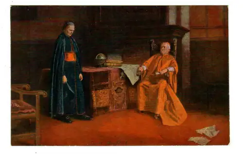 Künstler AK Wilhelm Löwith: Konflikt, Kardinal, Uvachrom , 30242