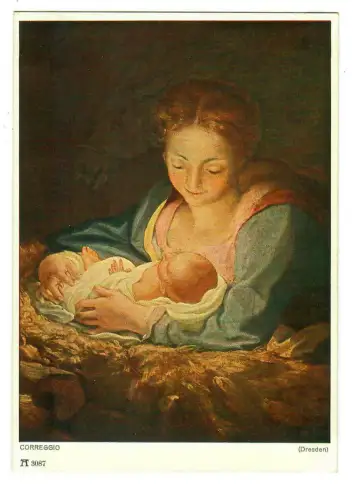Künstler AK Correggio: Madonna mit Kind, Ackermann, 30220