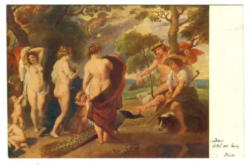 Künstler AK Rubens: Das Urteil des Paris, Julius Bard, 30348