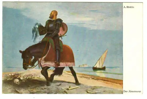 Künstler AK Arnold Böcklin, Der Abenteurer, 30478