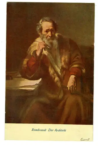Künstler AK Rembrandt: Der Architekt, 30623