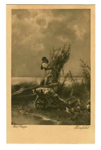 Künstler AK Karl Raupp: Heimfahrt, Wiechmann, 30139