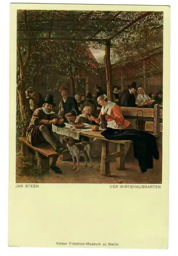 Künstler AK Jan Steen: Der Wirtshausgarten, Julius Bard, 30351
